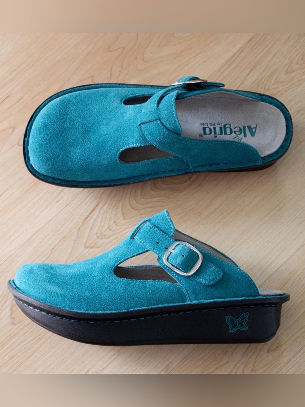 Alegria -Classic suede clogs